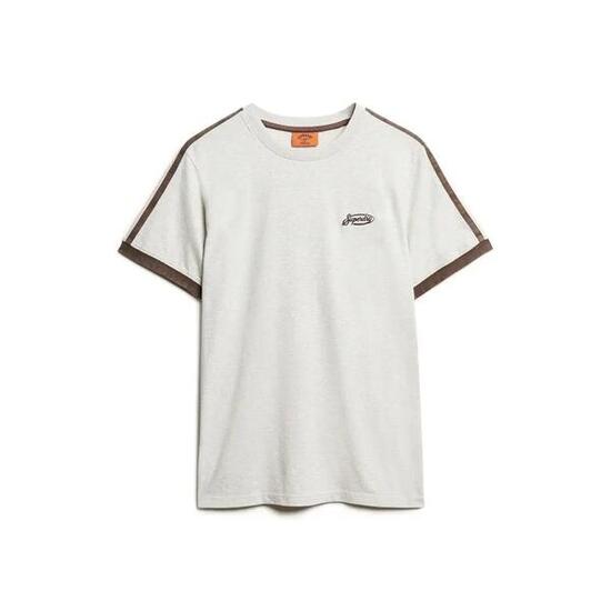 Retro gestreept T-shirt met logo Superdry Essential
