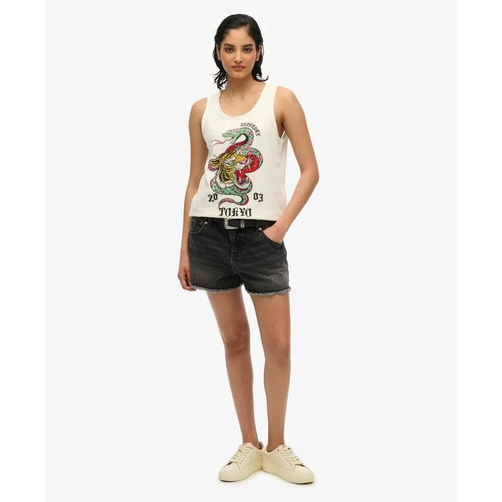 Débardeur à encolure dégagée femme Superdry Neo Trad Tattoo 3/6