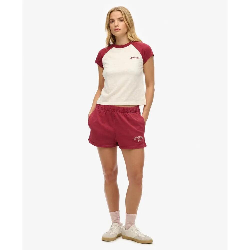 T-shirt en coton bio à manches raglan et à logo femme Superdry Essential 2/5