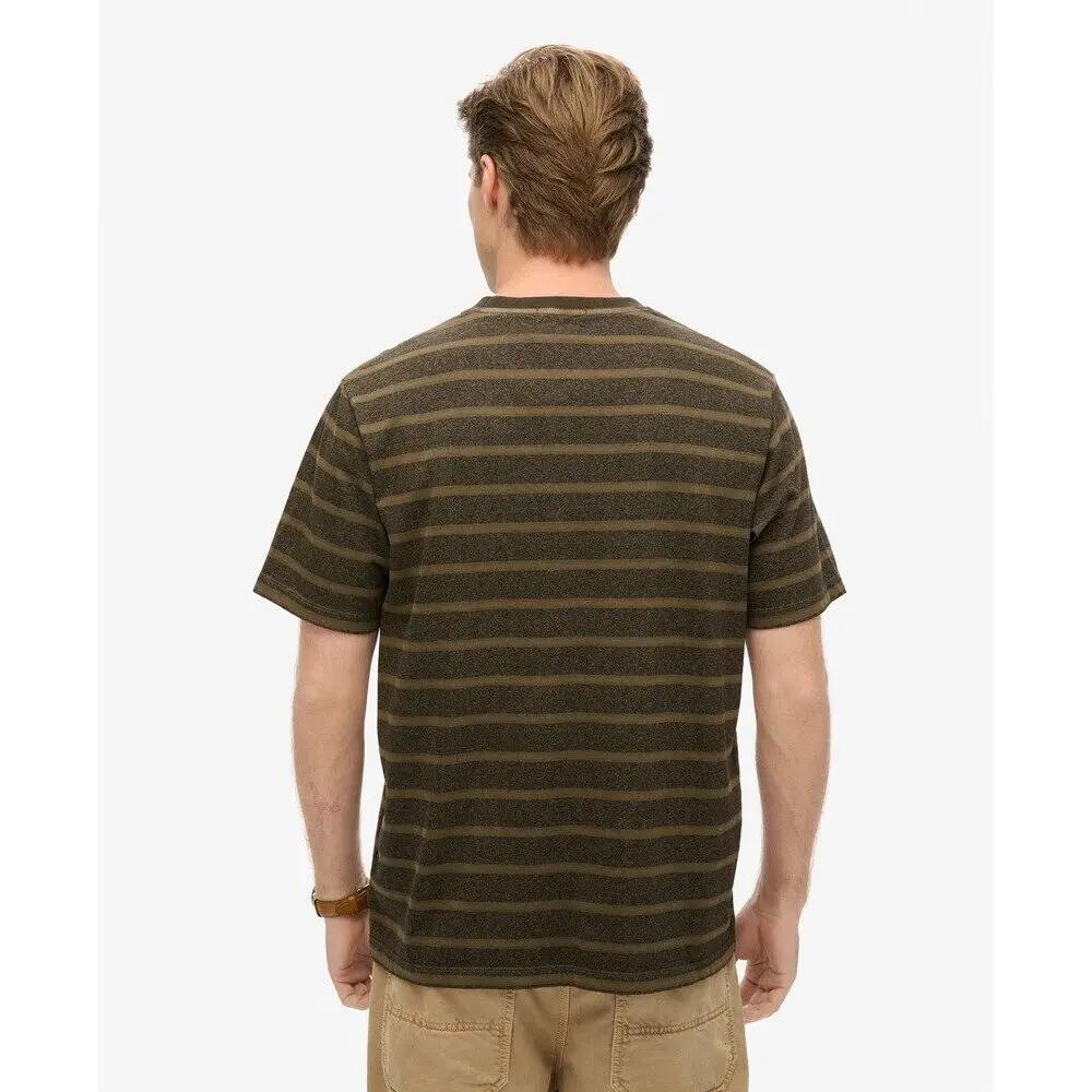 T-shirt texturé à poche et rayures Superdry 4/6