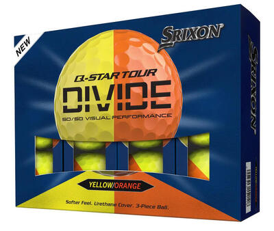Doos van 12 srixon q-star tour divide new golfballen