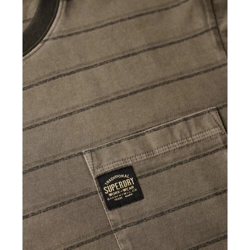 T-shirt texturé à poche et rayures Superdry 2/2