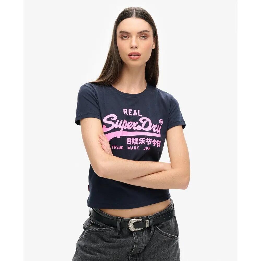 T-shirt donna slim-fit fluorescente Superdry 3/7