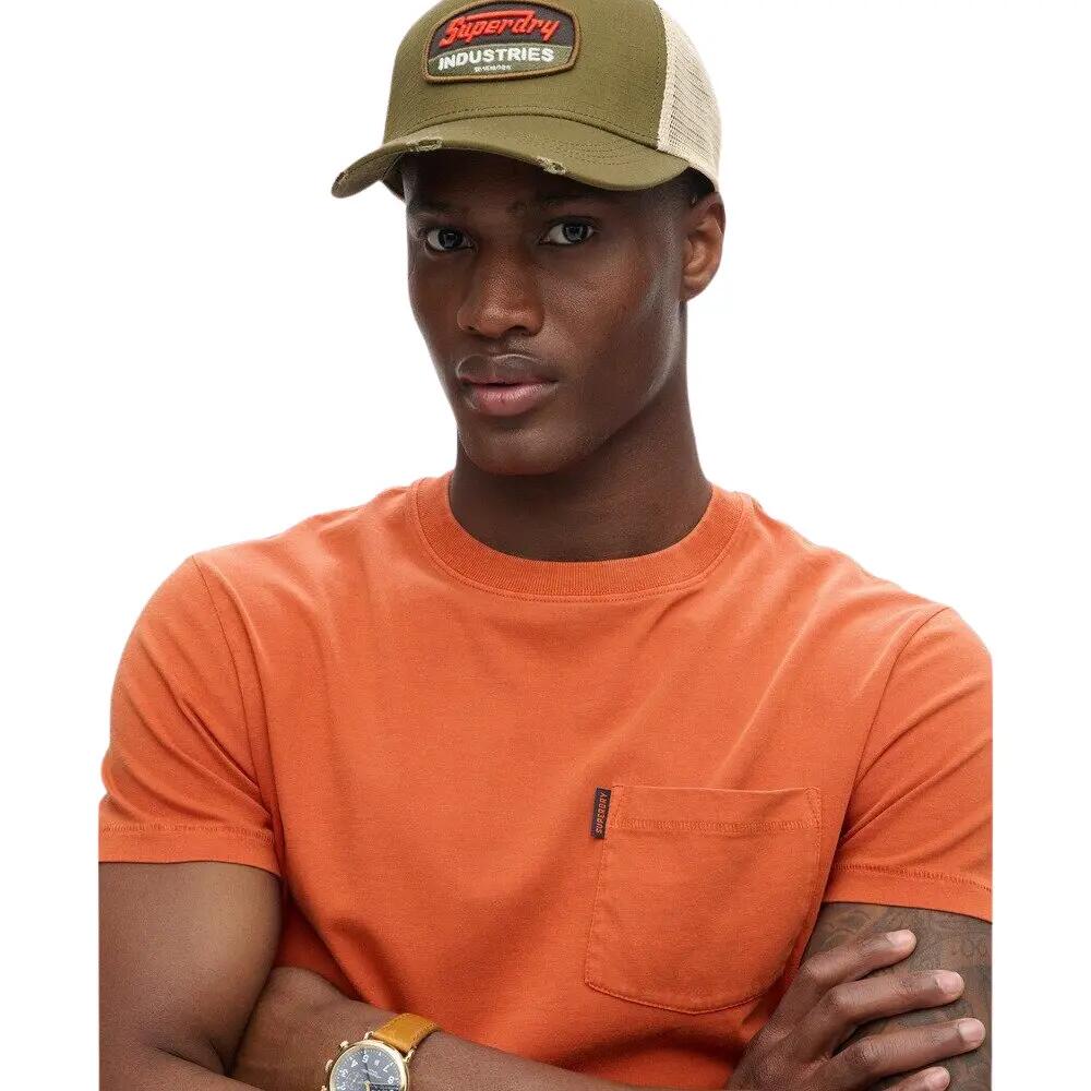T-Shirt Orange Homme Superdry Essential 5/6
