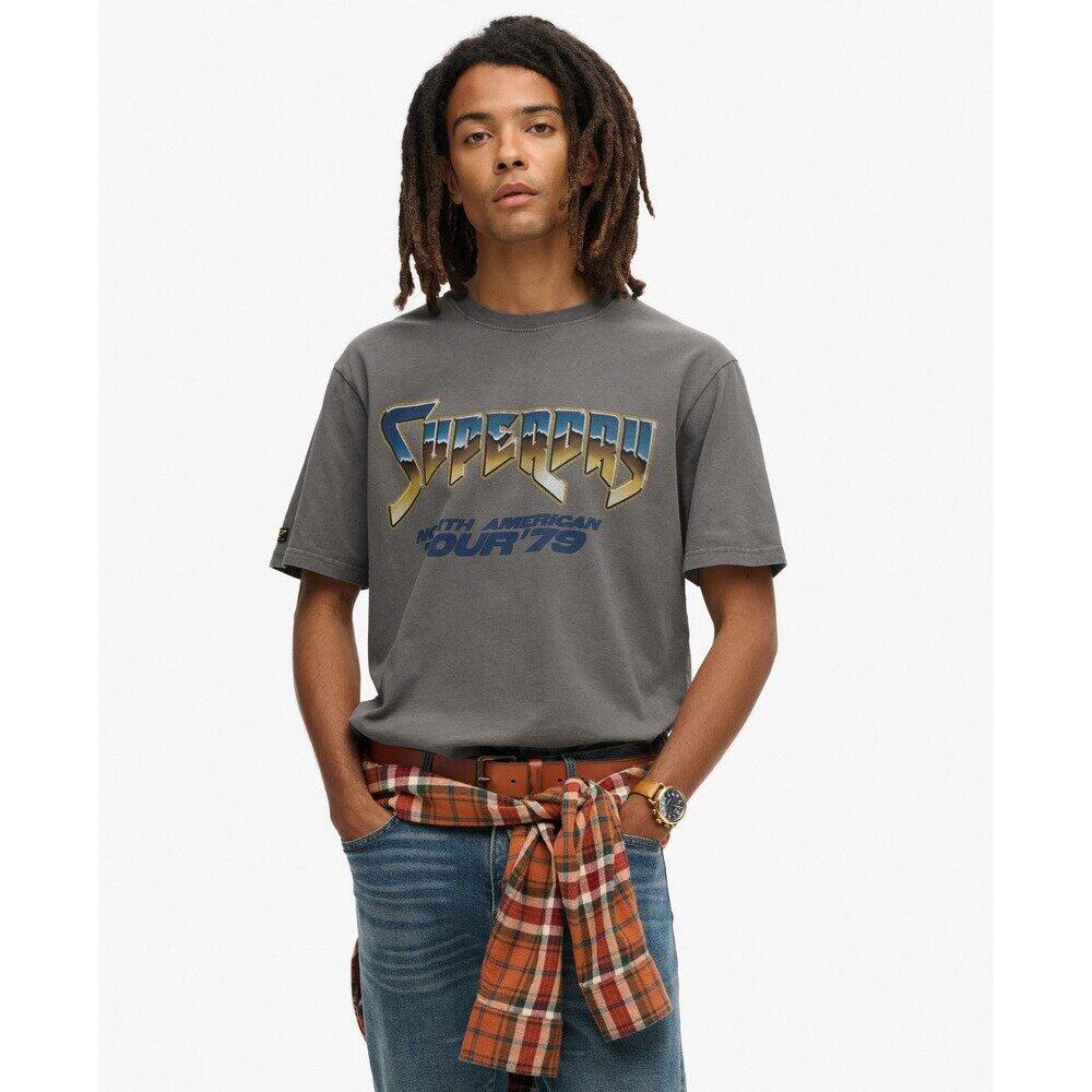 T-Shirt Superdry 70s Rock Graphic Band 2/6
