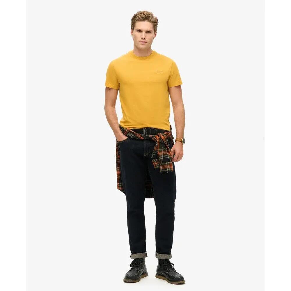 T-Shirt Jaune Homme Superdry Essential 3/6