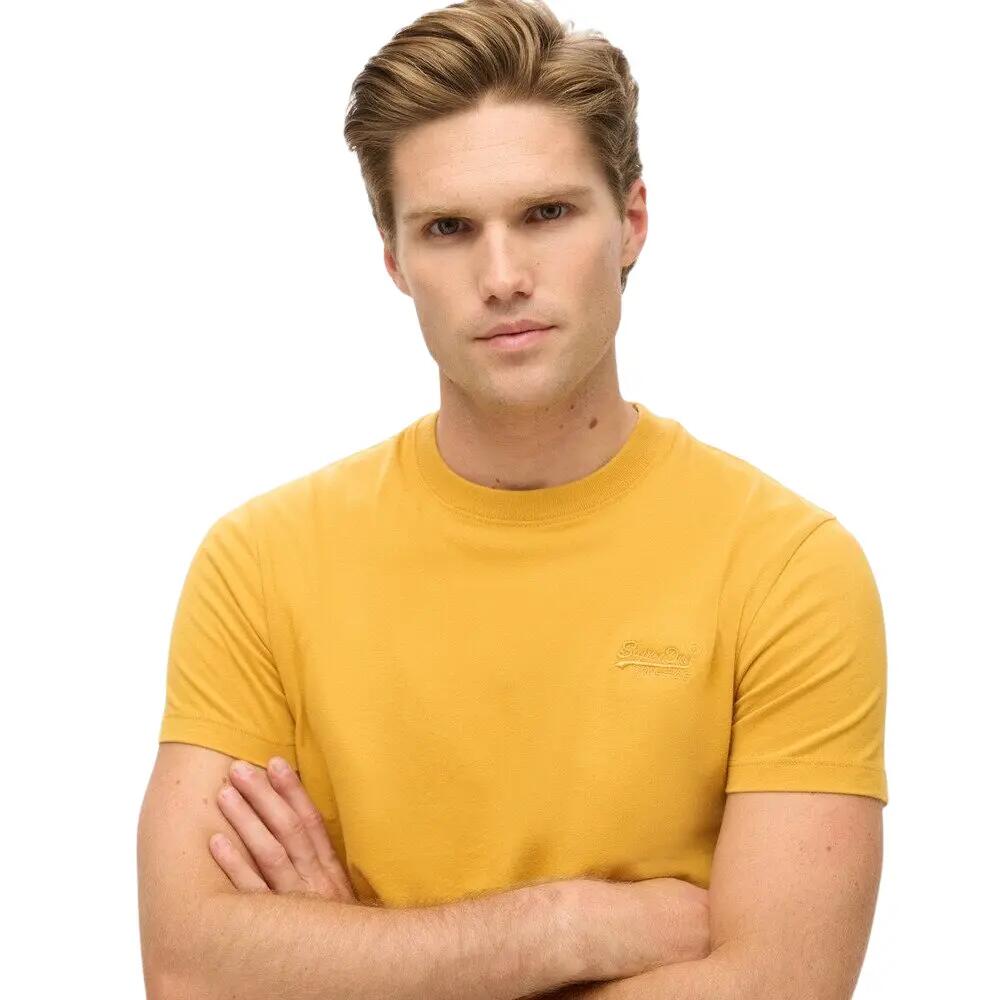 T-Shirt Jaune Homme Superdry Essential 5/6