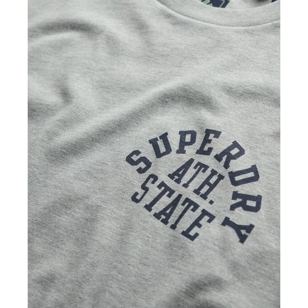 T-Shirt Uomo Maniche Lunghe Superdry Athletic Grigio 6/6