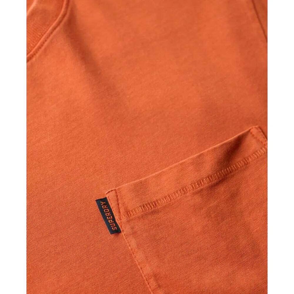 T-Shirt Orange Homme Superdry Essential 6/6