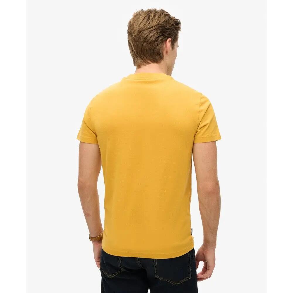 T-Shirt Jaune Homme Superdry Essential 4/6