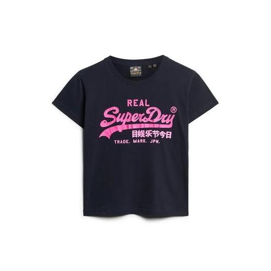 Slim-fit fluorescerende T-shirt voor dames Superdry
