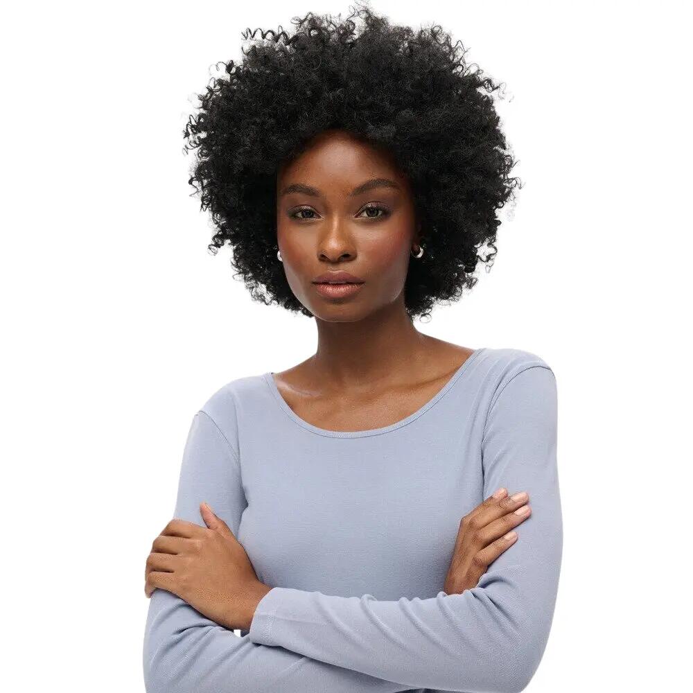 T-shirt manches longues finement côtelé et encolure dégagée femme Superdry 5/6