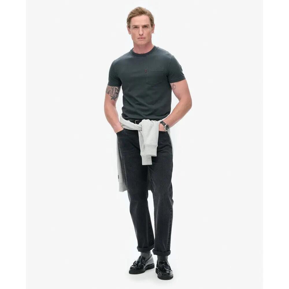 T-Shirt Gris Foncé Homme Superdry Essential 3/6