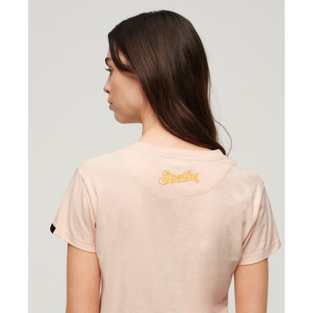 T-shirt aderente ricamato effetto tatuaggio donna Superdry 5/7