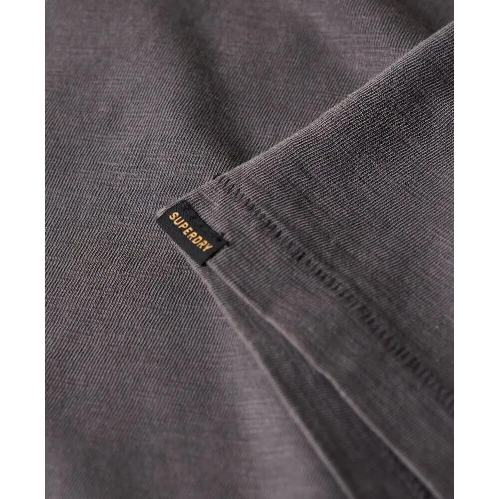 Geribbelde T-shirt met V-hals Superdry 7/7