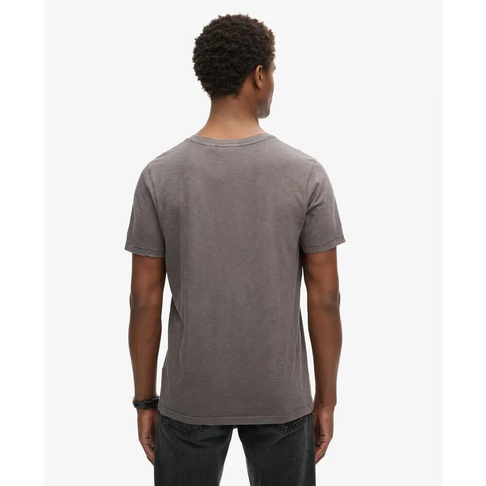 Geribbelde T-shirt met V-hals Superdry 4/7
