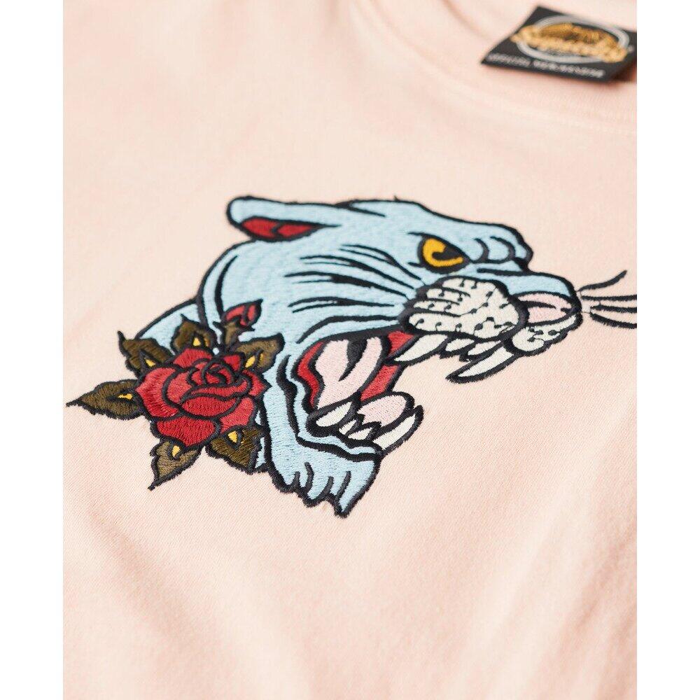 T-shirt aderente ricamato effetto tatuaggio donna Superdry 7/7