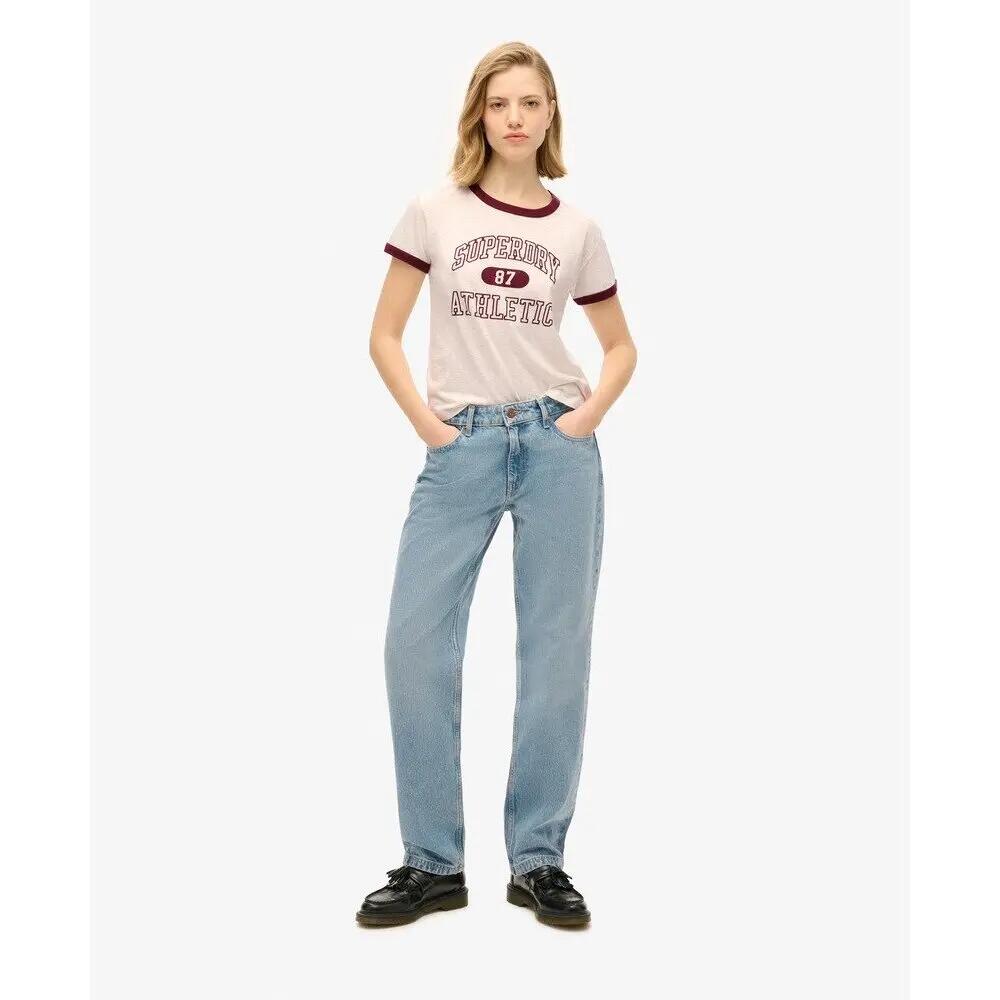 T-shirt ajusté femme Superdry Athletic Essentials Ringer 3/7