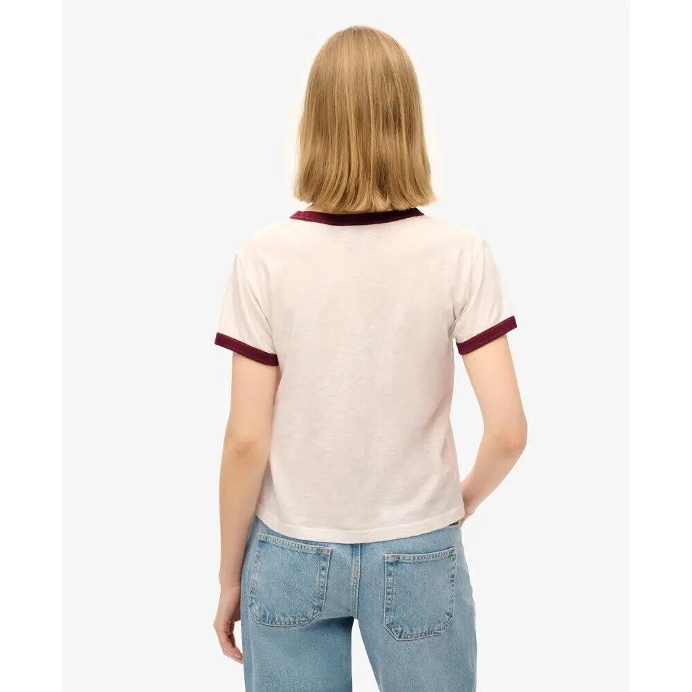 T-shirt ajusté femme Superdry Athletic Essentials Ringer 5/7