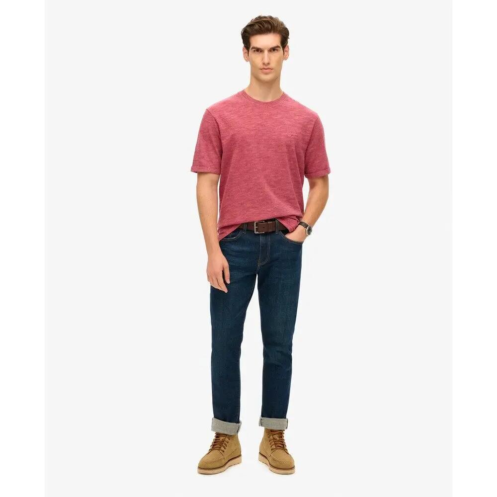 T-shirt tinto di fiamma mélange Superdry 3/5