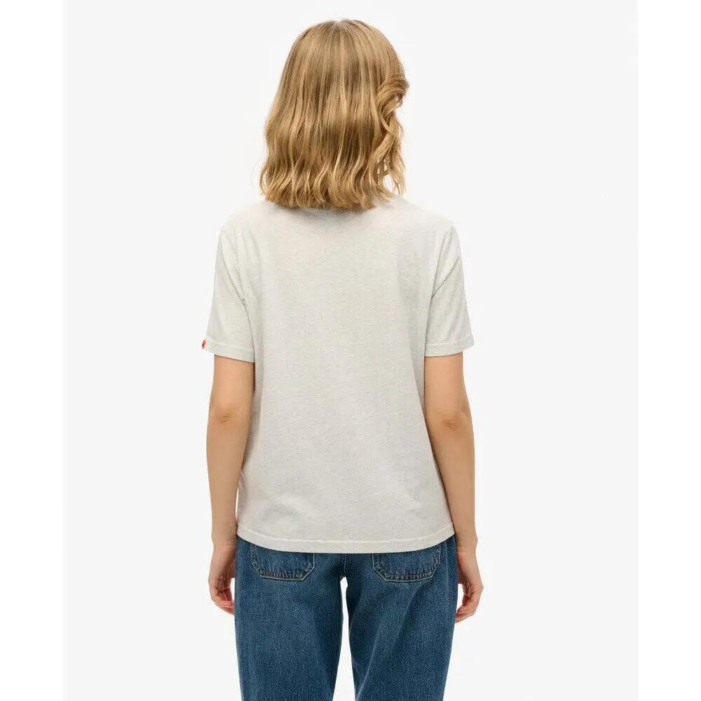 T-shirt monochrome décontracté femme Superdry Lo-Fi 3/4