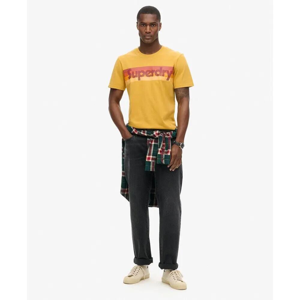 T-shirt rétro rayé à logo Superdry 3/6