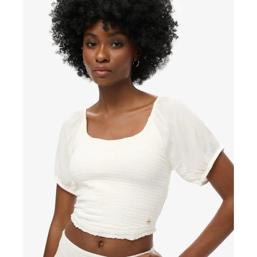 T-shirt tissé smocké femme Superdry 4/6