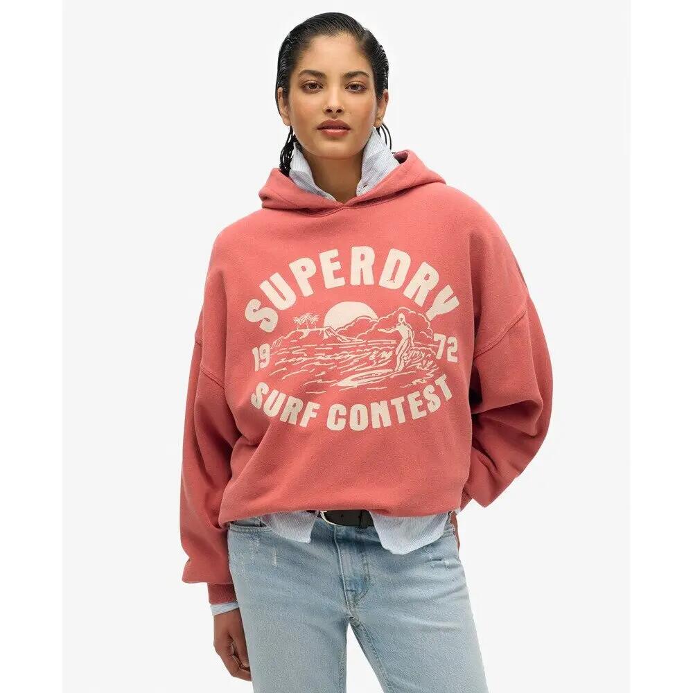 Kapuzensweatshirt oversize femme Superdry Lo-Fi 2/4