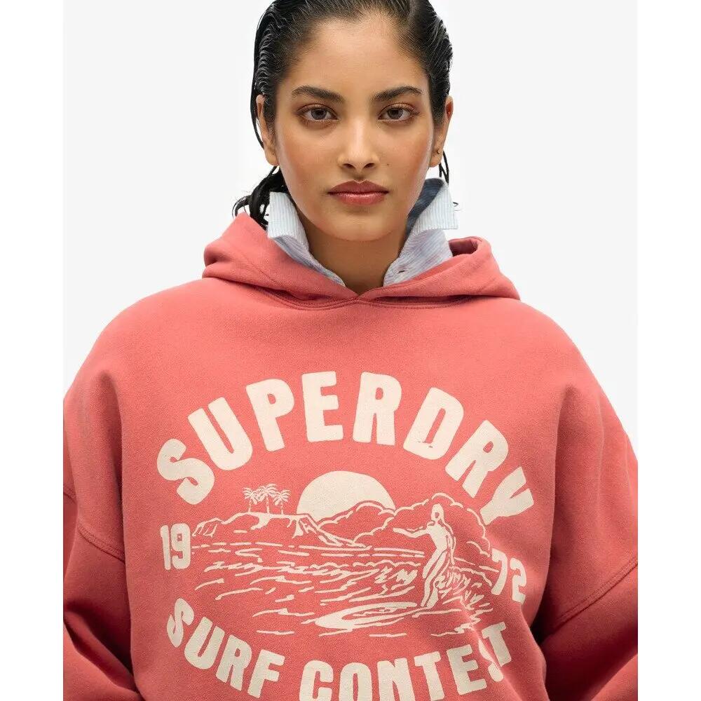 Kapuzensweatshirt oversize femme Superdry Lo-Fi 4/4
