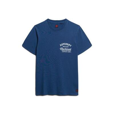 T-shirt met een print op de borst superdry copper label