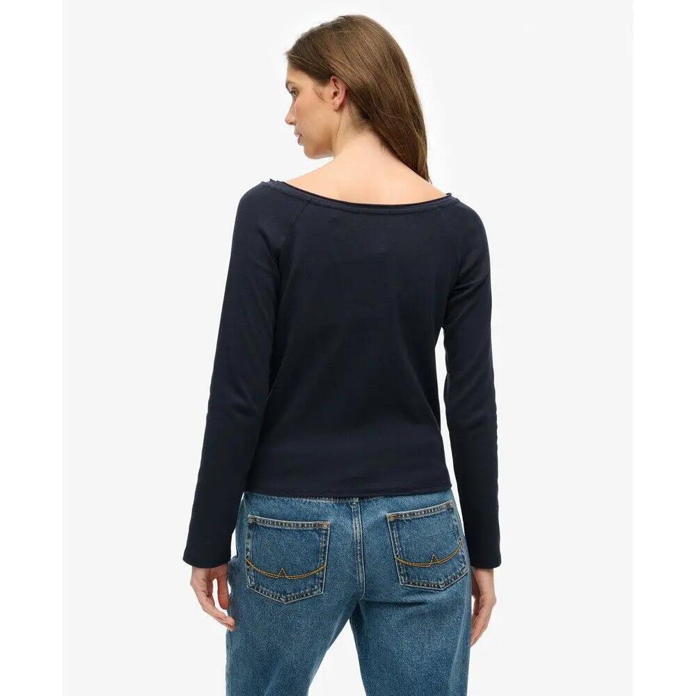 T-shirt manches longues à épaules dénudées femme Superdry Bardot 4/6