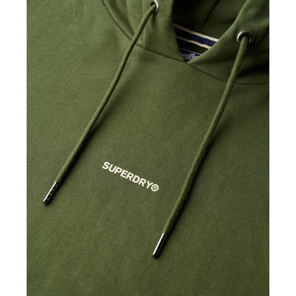 Sweat à Capuche Kaki Homme Superdry Plain Hood 6/6
