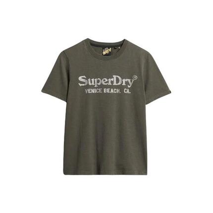 Camiseta metálica casual mujer Superdry Venue