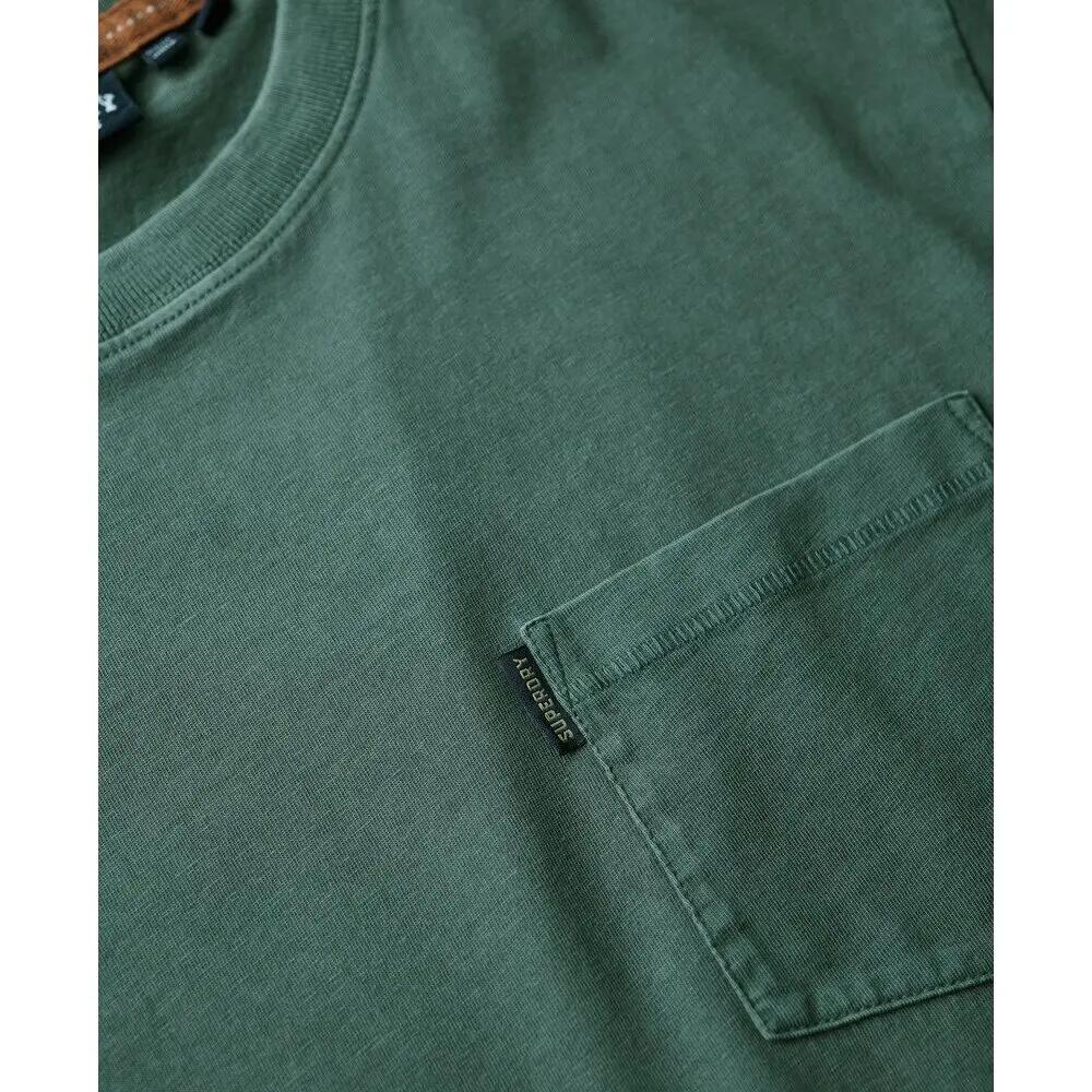 T-shirt desbotado com bolso Superdry Essential 6/6