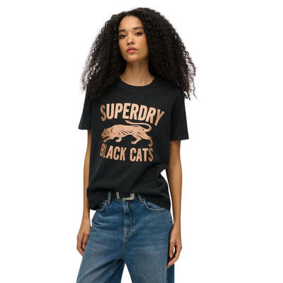Vrouwelijke casual fantasy t-shirt superdry varsity