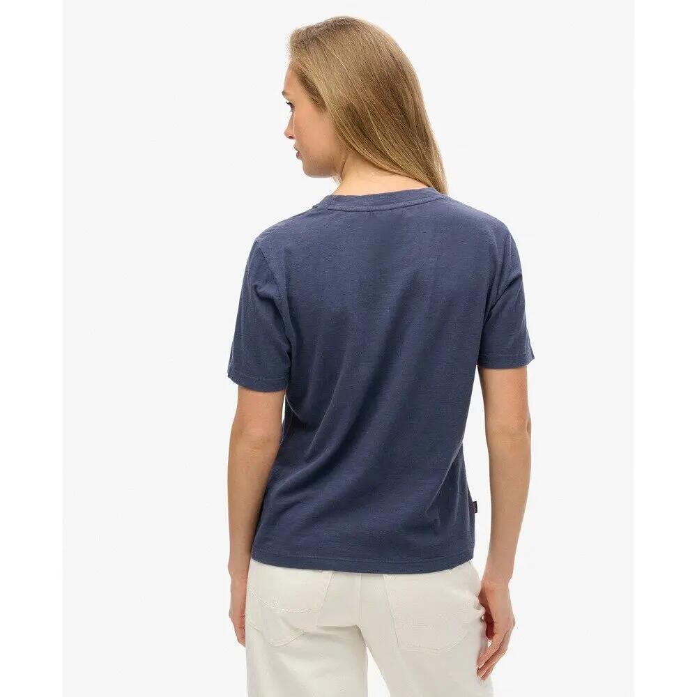 T-shirt délavé à logo femme Superdry Essential 4/6