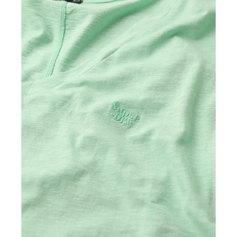 T-shirt à col en V brodée femme Superdry Slub 6/6