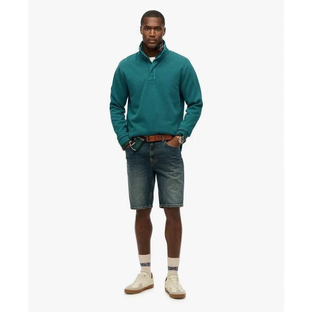 Sweatshirt demi-zip Superdry Cotton Classic Pique Henley 3/6
