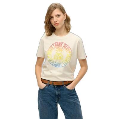 Casual t-shirt voor dames superdry lo-fi