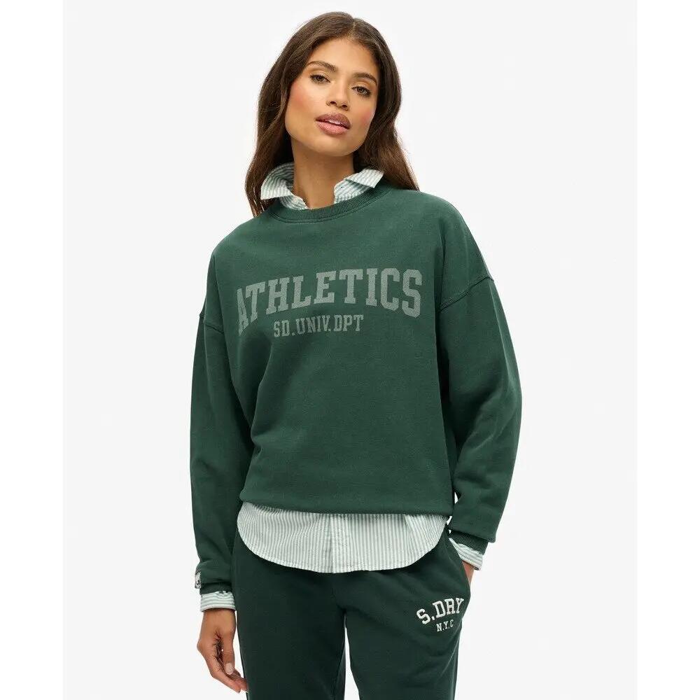 Sweatshirt femme Superdry Ath Ess Relaxed Crew 2/6