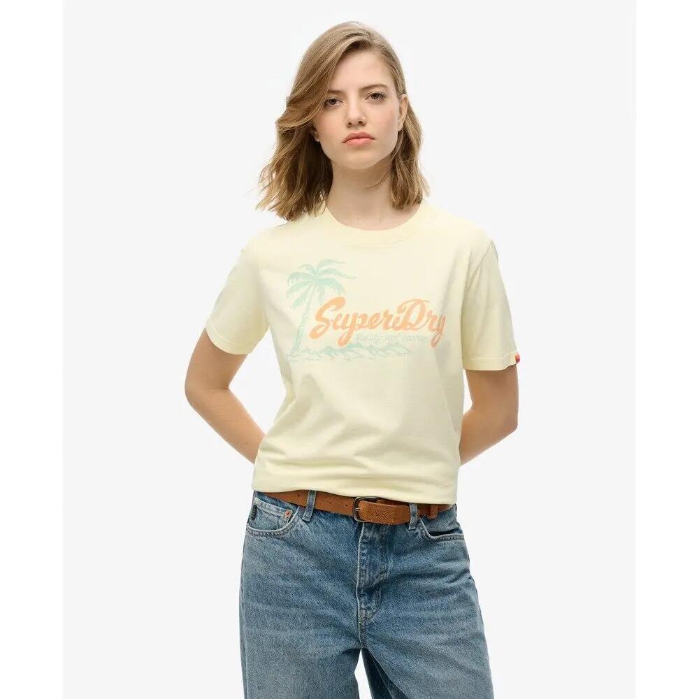 Dames-T-shirt Superdry Lo-fi 2/4