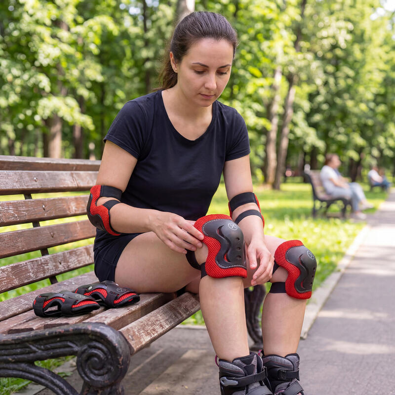 Set Protecții Pentru Role Skateboard Trotinetă Nils Extreme H320
