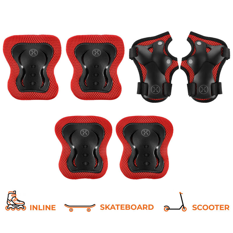 Set Protecții Pentru Role Skateboard Trotinetă Nils Extreme H320