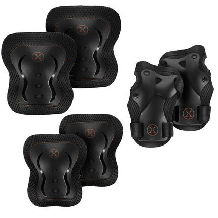 Un jeu de protections pour skateboards et trottinettes H320 NILS EXTREME