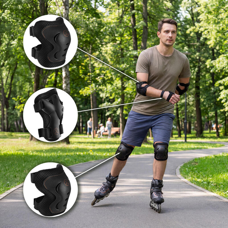 Set Protecții Pentru Role Skateboard Trotinetă Nils Extreme H320