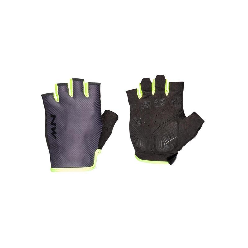 Rękawiczki rowerowe męskie NORTHWAVE ACTIVE Glove szaro żółte