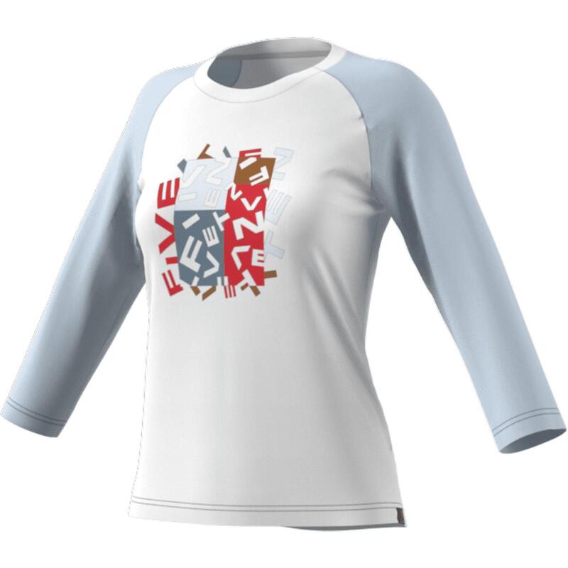 Maillot Graphics de manga larga para mujer - Blanco