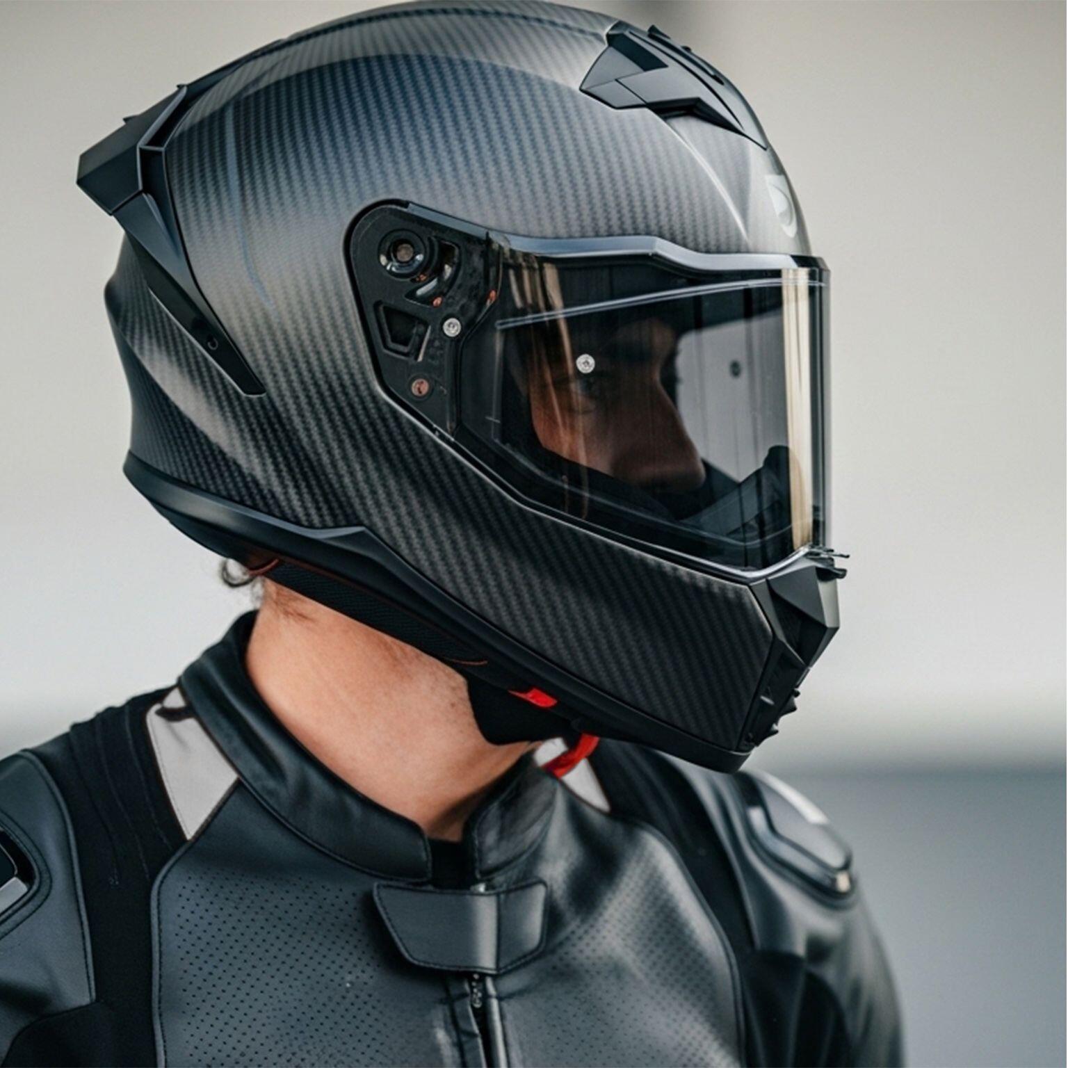 MOTOBLOUZ Casque Intégral ARION CARBON Carbone | ECE 22.06 4/7