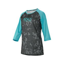 Carve Dames Trui - Turquoise/Camo - 3/4