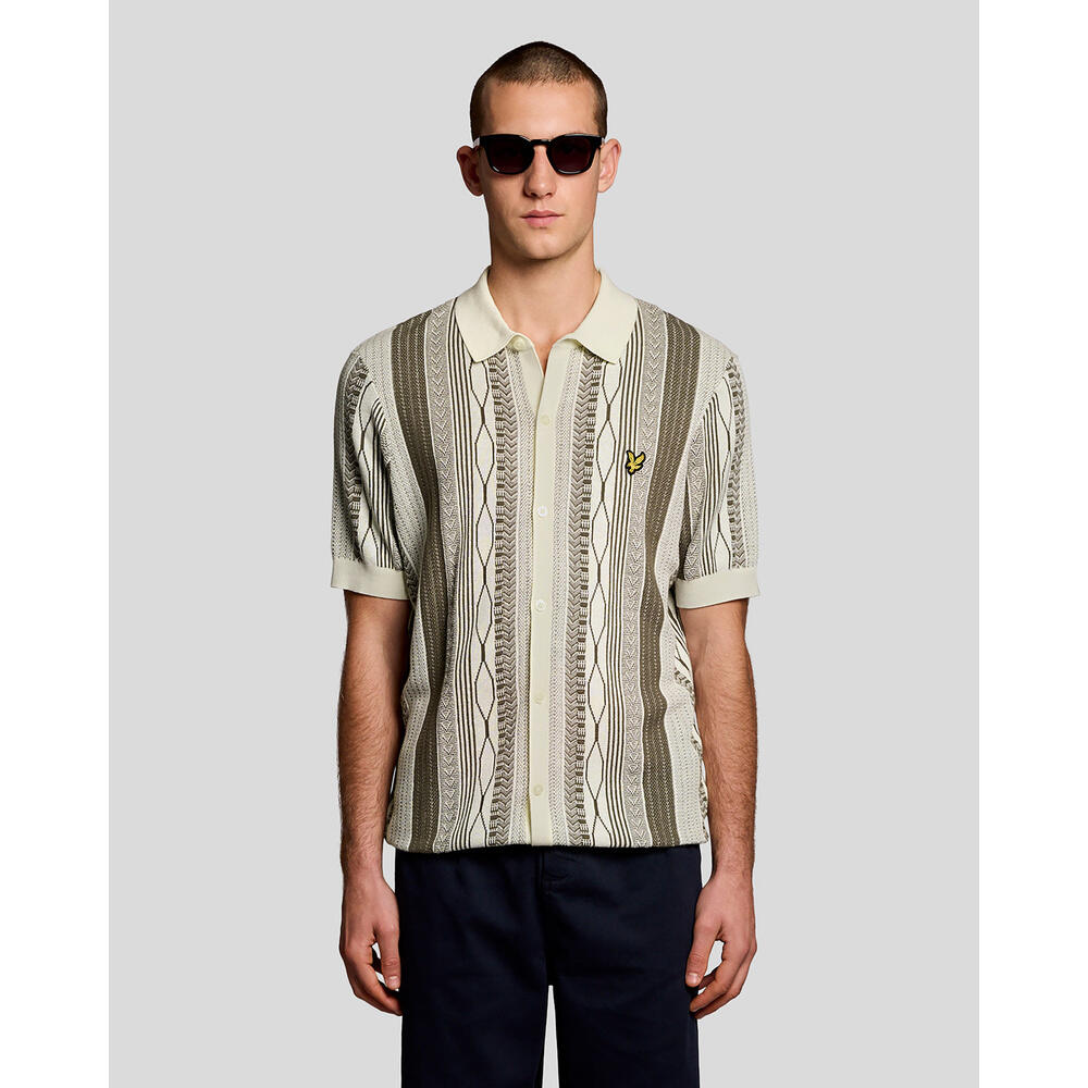 Camisa de punto en jacquard de brocado Lyle & Scott 6/6